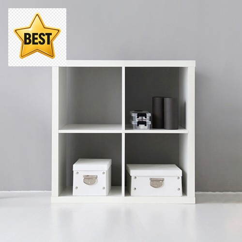 SCALAM 책장 2x2 767mmx390mmx763mm, 2단, 화이트 2146.1201을 사용해보니 가족의 소중한 공간이 더 아늑해졌어요 · 네이버 쇼핑 커넥트 제공 상품 이미지